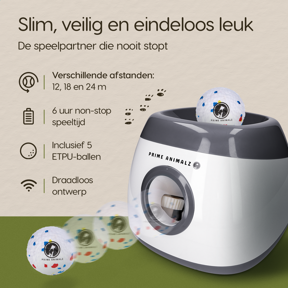 prime-animalz-automatische-ballenwerper-l10max-grijs-features