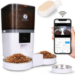 Prime AnimalZ automatische voerbak 6 liter enkel F600ECA wit productfoto zonder iconen op witte achtergrond