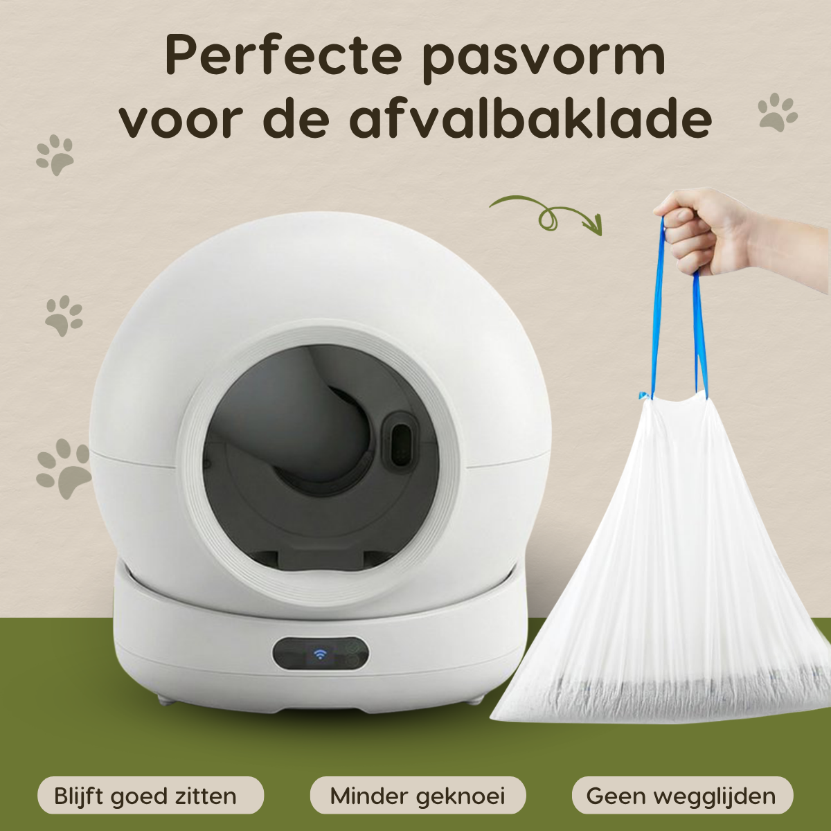 Afvalzakken automatische kattenbak 10 stuks