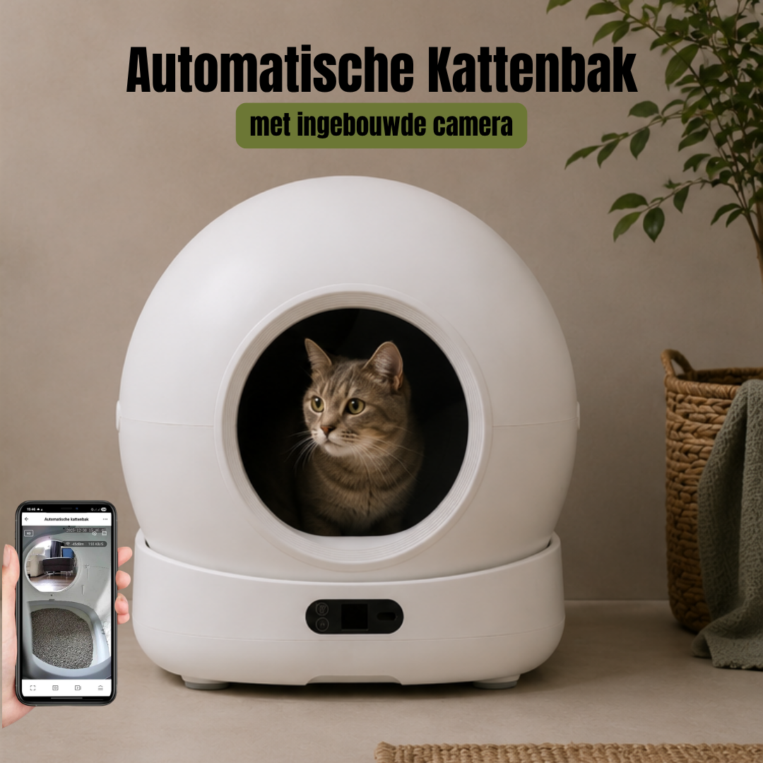 Automatic Litter Box XXL – 72L – with Camera
