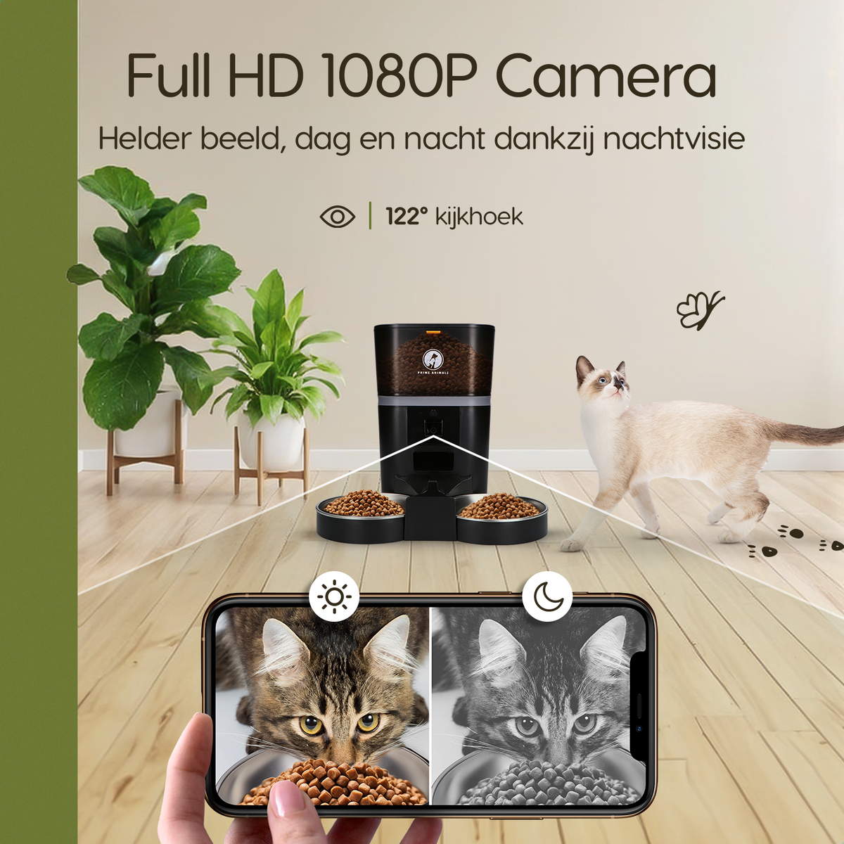 prime-animalz-automatische-voerbak-4l-dubbel-f400dca-zwart-camera