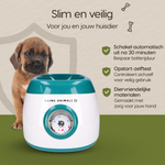 Slim en veilig ontwerp van de Prime AnimalZ automatische ballenwerper L10MAX groen