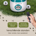 Instelbare standen van de Prime AnimalZ automatische ballenwerper L10MAX groen