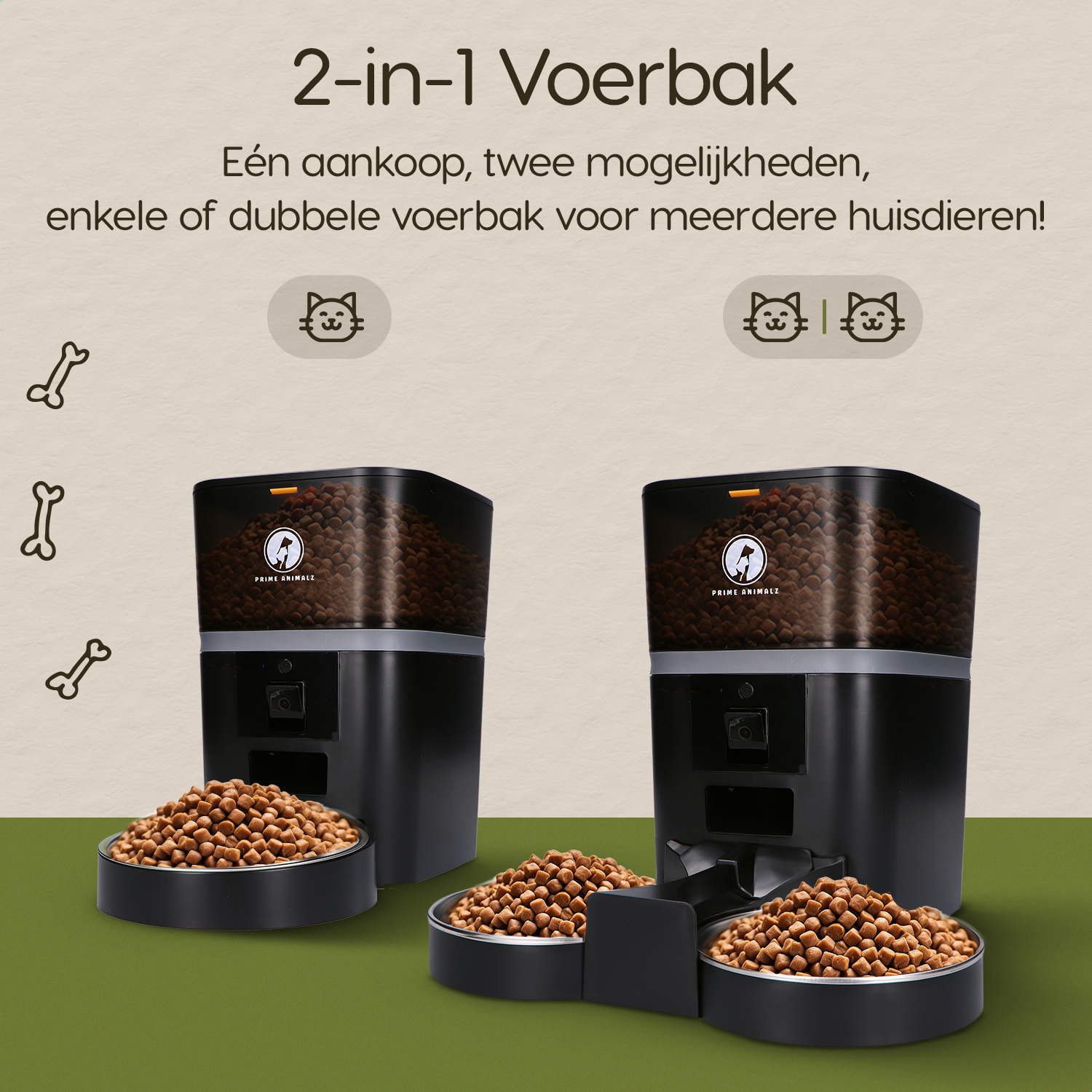 prime-animalz-automatische-voerbak-4l-dubbel-f400dca-zwart-2in1-enkel-dubbel