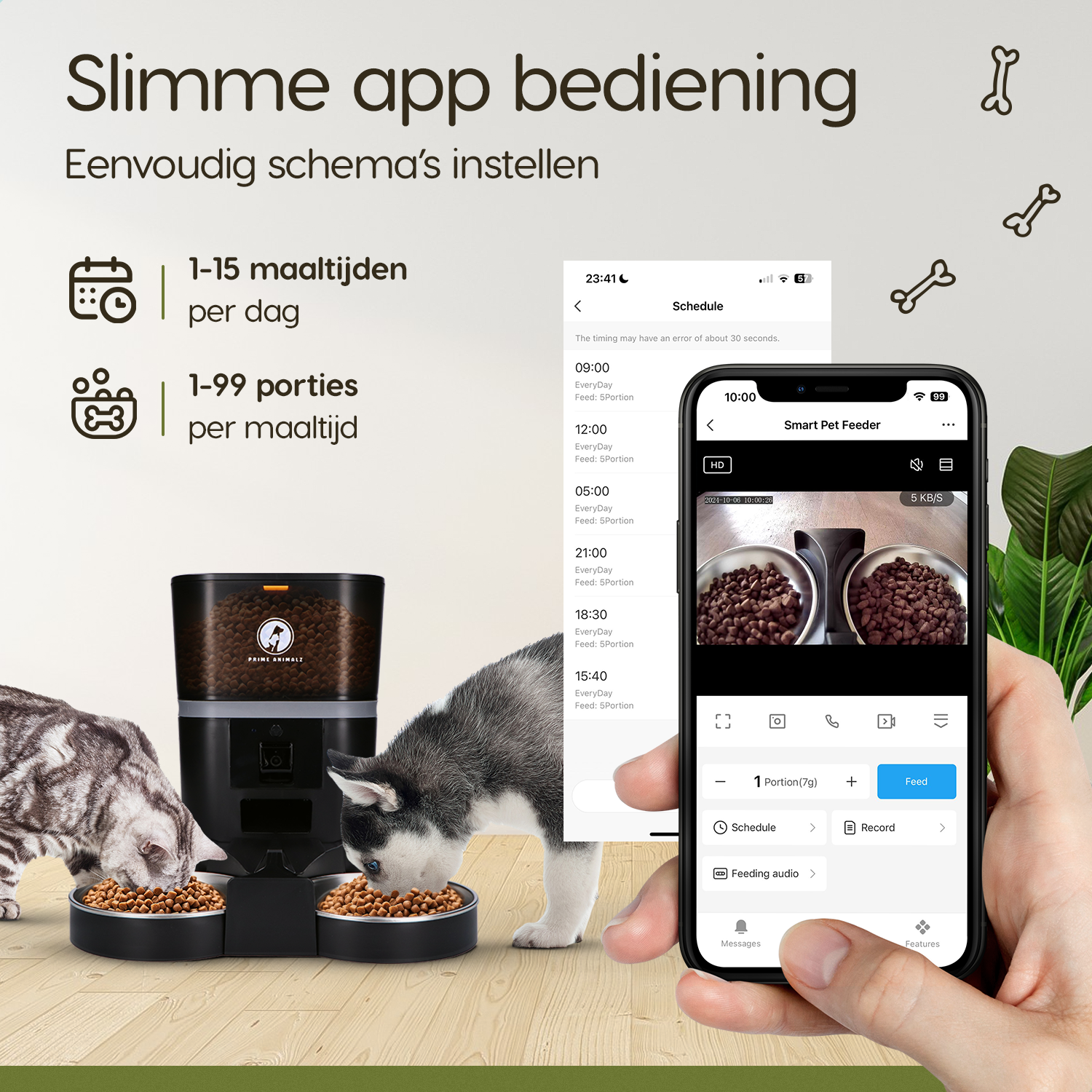 prime-animalz-automatische-voerbak-4l-dubbel-f400dca-zwart-app-bediening