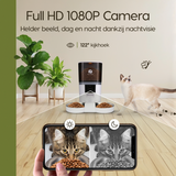 Prime AnimalZ automatische voerbak 6 liter enkel F600ECA wit met ingebouwde camera en nachtvisie
