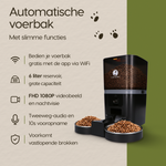 Details van de Prime AnimalZ automatische voerbak 6 liter enkel F600ECA zwart