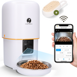 Prime AnimalZ automatische voerbak compact F400ECB wit met app bediening