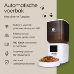 Details van de Prime AnimalZ automatische voerbak F700ECA wit