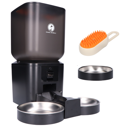 prime-animalz-automatische-voerbak-premium-7l-dubbel-f700eca-zwart-front-b