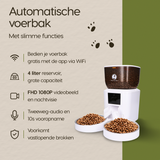 Belangrijkste eigenschappen van de Prime AnimalZ automatische voerbak premium upgraded 4 liter model ECC wit in één overzicht