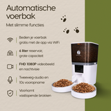 Slimme functies van de Prime AnimalZ automatische voerbak standaard upgraded 6 liter model ECC wit in één overzicht