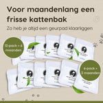 Prime AnimalZ geurpads voor automatische kattenbak 6 stuks zorgen langdurig voor een frisse kattenbak
