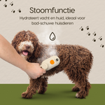 Prime AnimalZ stoomborstel S800A crème hydrateert en verzorgt de vacht