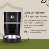 Verlengt de levensduur van de automatische voerbak met Prime AnimalZ vershoudzakjes