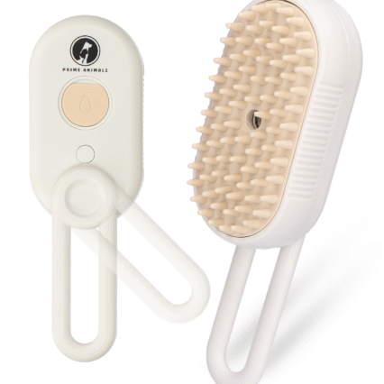 Prime AnimalZ Stoomborstel Kat S800A – kattenborstel met silicone tandenknoppen