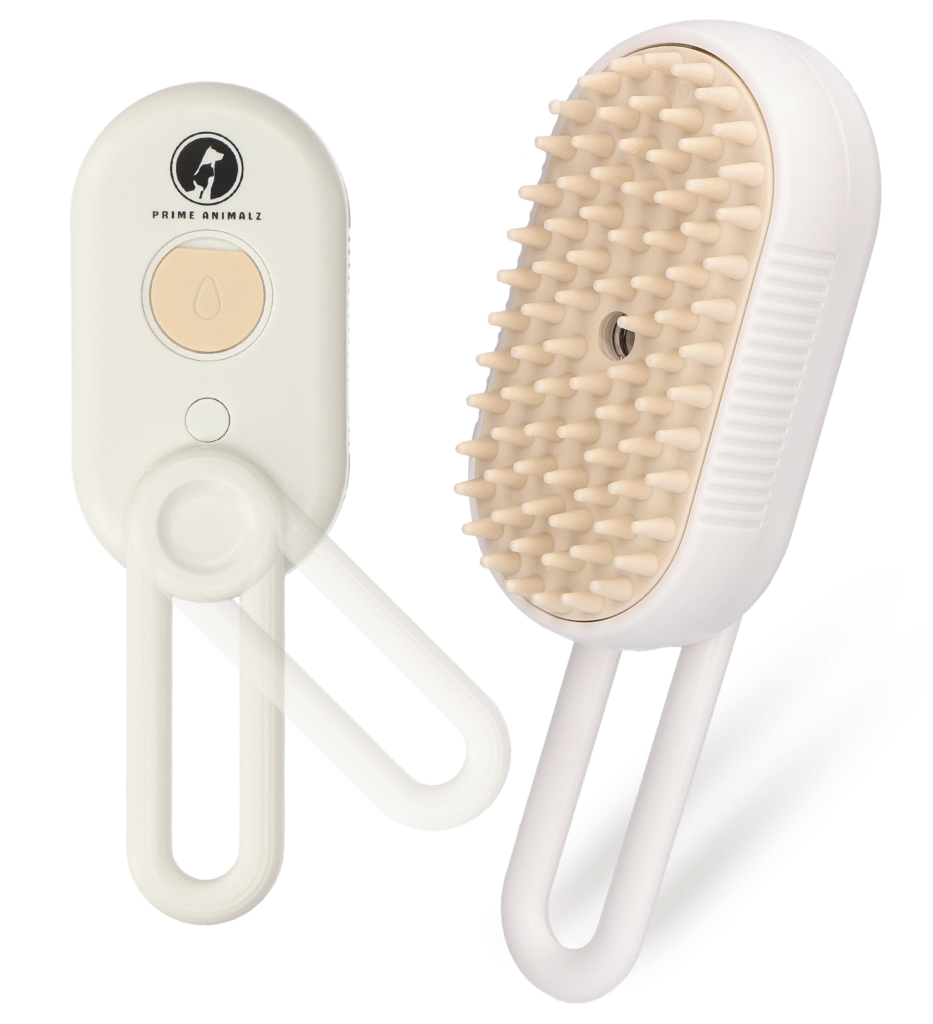 Prime AnimalZ Stoomborstel Kat S800A – kattenborstel met silicone tandenknoppen