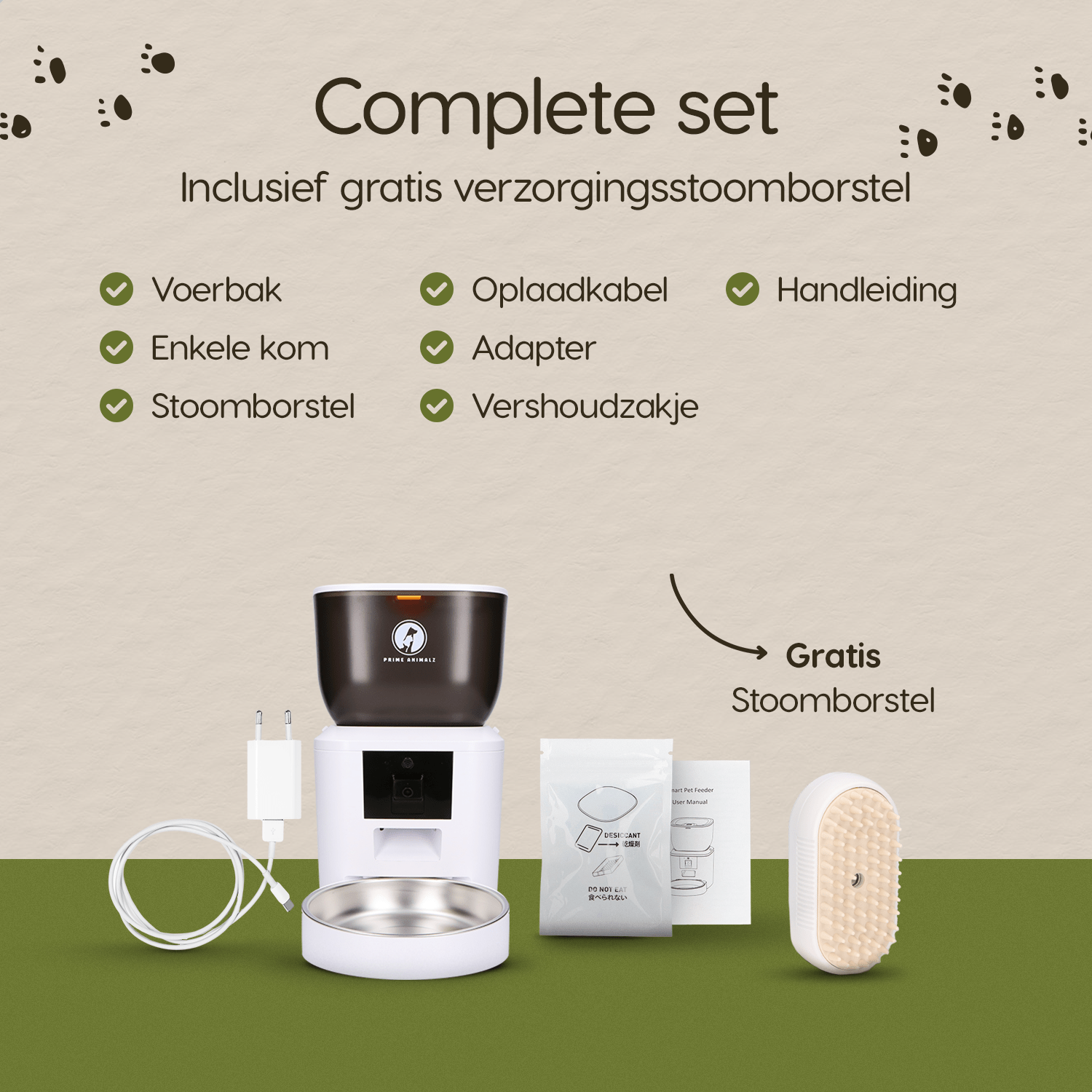 Prime AnimalZ F400ECCWT – Wat zit er in de doos? Complete set (4L enkel)