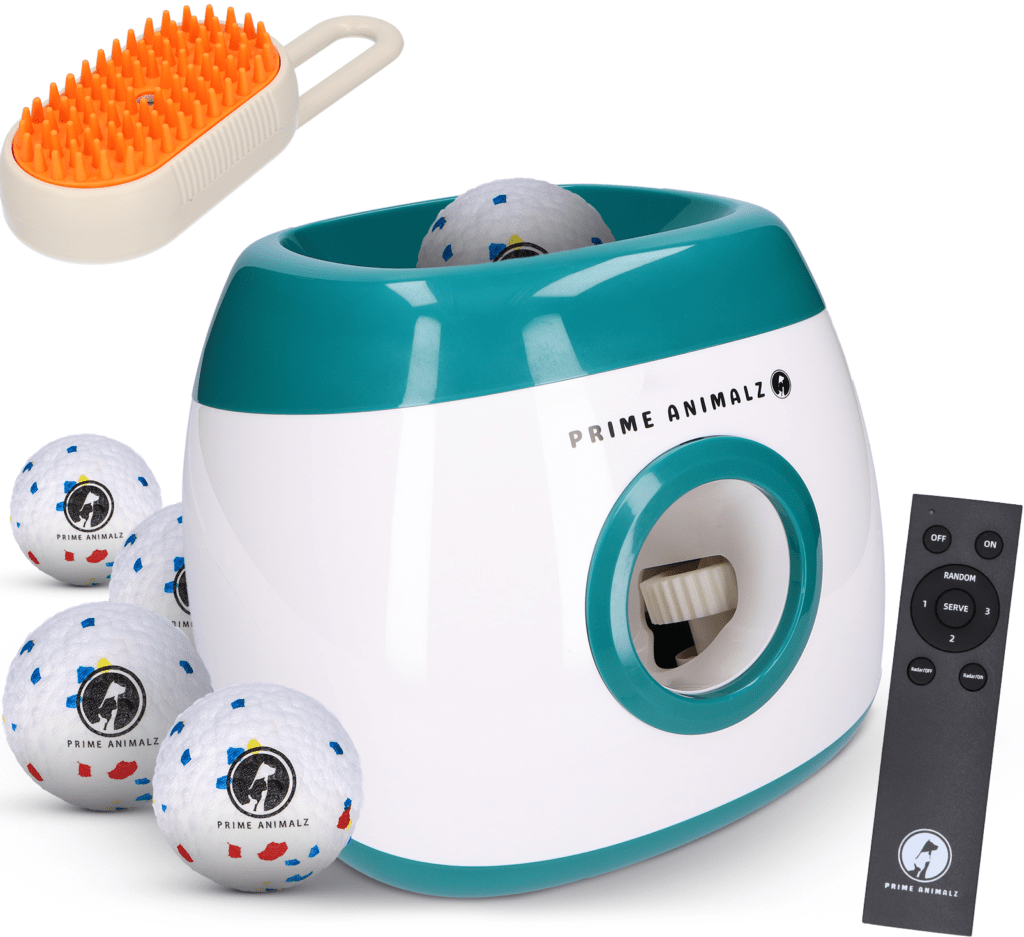 Prime AnimalZ automatische ballenwerper premium groen voor honden