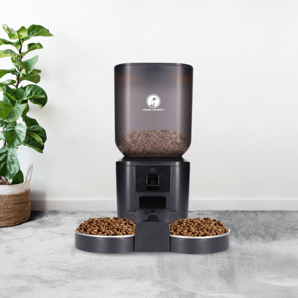 Prime AnimalZ dubbele automatische voerbak voor honden en katten